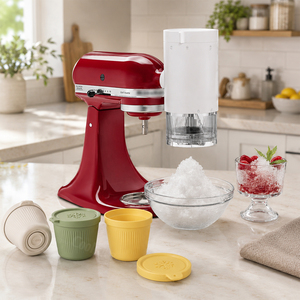 ภาชนะทำน้ำแข็งแบบใหม่ อุปกรณ์เสริมเครื่องทำน้ำแข็ง Kitchenaid สำหรับทำน้ำผลไม้ <span class=keywords><strong>กาแฟ</strong></span> ถ้วยซิลิโคนสำหรับแช่แข็ง ถอดออกง่าย แม่พิมพ์น้ำแข็งสำหรับแช่แข็งพร้อมฝาปิด - Product Image 2