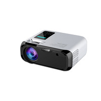 Javoda Projecteur LCD Keystone à mise au point manuelle Full HD avec écran miroir intelligent prend en charge 4K 1080p