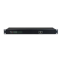 Multiplexeur à 16 canaux RJ11 Pots en convertisseur de Fiber Fxo Fxs Voice Mux