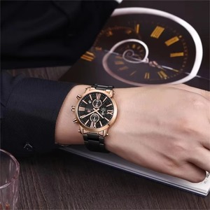 Drioshipping MINI FOCUS 0219 Quartz Watch Men Luxury Watches Mens Top New <b>Chronograph</b> Wristwatch Steel Strap Clock Reloj hombre - Product Image 4