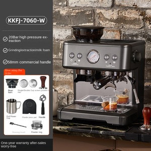 Machine à café italienne semi-automatique à double tête portable <span class=keywords><strong>Konka</strong></span>, broyage intégré, acier inoxydable, pression de 15 bars, hôtel - Product Image 6