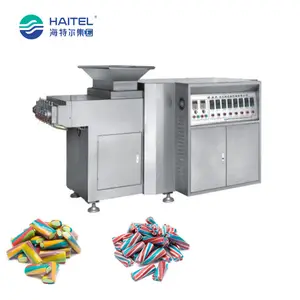 Haitel manufacturer single double and multi color candy toffee extruder machinery