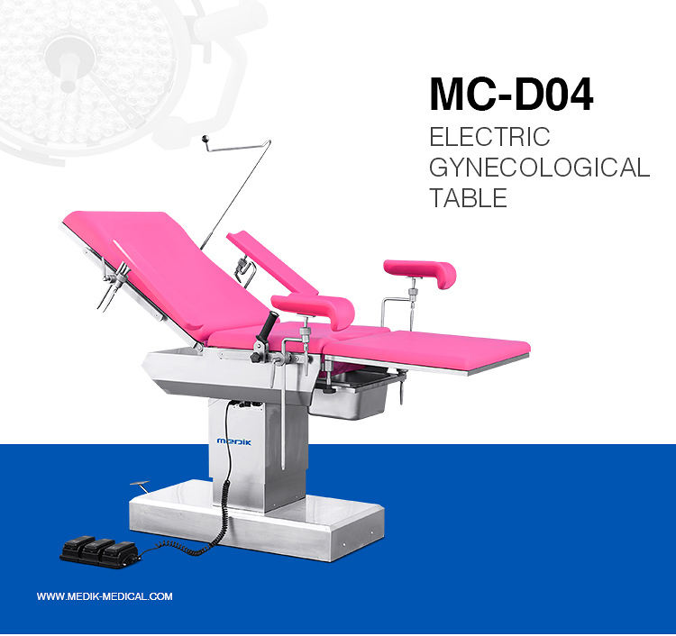 Table électrique d'accouchement de gynécologue de chaise de la livraison de la gynécologie MC-D04 pour la femme donnant naissance