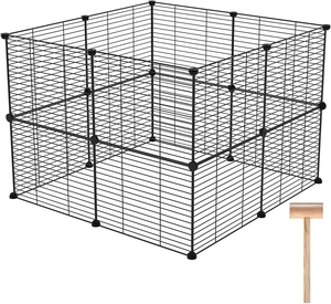 Enclos pour petits animaux à faire soi-même, enclos pour animaux de compagnie, <span class=keywords><strong>cages</strong></span> pour cochons d'Inde, enclos pour lapins, enclos pour chiots, clôture en fil métallique d'intérieur - Product Image 3