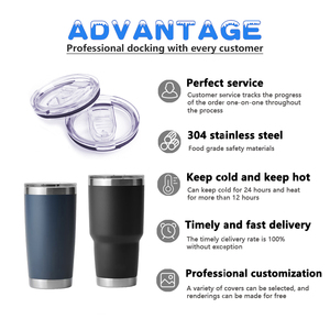 Vaso Personalizado con Logotipo Impreso, Tazas <span class=keywords><strong>de</strong></span> 20 oz, Taza <span class=keywords><strong>de</strong></span> Café Aislada <span class=keywords><strong>de</strong></span> Doble Pared, Vaso <span class=keywords><strong>de</strong></span> Acero Inoxidable con Recubrimiento en Polvo - Product Image 2