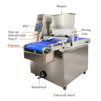 Automatische Mini Koekjeskoekje Depositor Machine Industriële Roterende Koekjeskoekjes Maken Machine Voor Leverancier