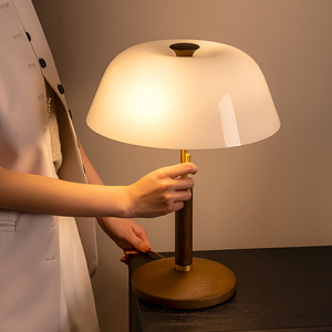 <b>Table</b> Lamp E27 LED Bulb Base Switch Control Simple Design For Living Room Bedroom Study Desk Bedside Light - Product Image 1