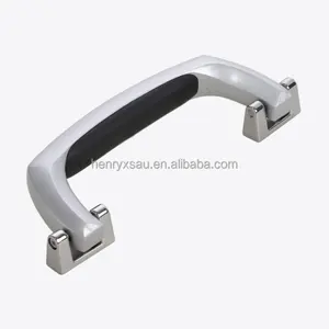 Customized Design Spring Unloaded Handle for Withdrawals Box Chromed Handle with Grip in Rubber Sleeve Surface Mount Shell-less