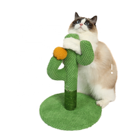 Arbre à chat en forme de cactus pour gratter la tour de chat avec outil d'escalade en peluche