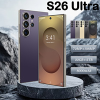 Téléphone intelligent de jeu 5G S26 Ultra de haute qualité, 22 Go + 2 To de mémoire, grand écran de 6,9 pouces, batterie de 8000 mAh, Android 15