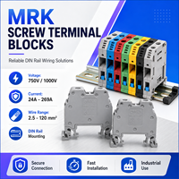 Borniers électriques MRK 750V/1000V : Système de connexion de fils haute performance