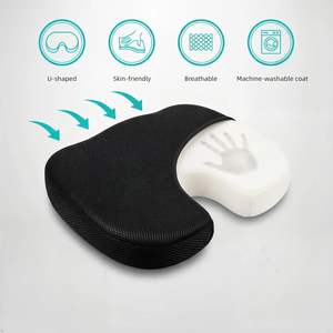 Cojín de Asiento Ergonómico de Alta Calidad para Oficina, Antideslizante, con Gel y Espuma Viscoelástica Comfilife para el Coxis - Product Image 5