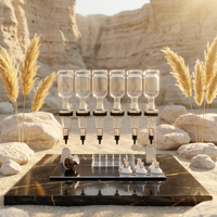 Distributeur de parfum professionnel à 6 têtes, flacon en verre avec pompe pulvérisatrice, présentoir pour bar à parfums
