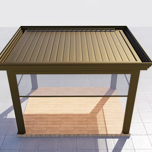 Bền ngoài trời gazebos Tất cả thời tiết hiệu suất lâu dài áp lực điều trị nhôm loại Thiết kế kế kế hoạch chỉ ngoài trời <span class=keywords><strong>gazebo</strong></span> - Product Image 2