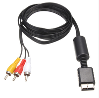 Câble AV pour PS2 1,8 m Câble audio-vidéo composant 3 RCA pour PlayStation 2 PS1 PS3 Accessoires de console de jeu
