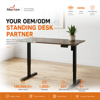 Bureau debout moderne de haute qualité, réglable en hauteur, en fer et bois, capacité de charge de 70 kg, OEM ODM