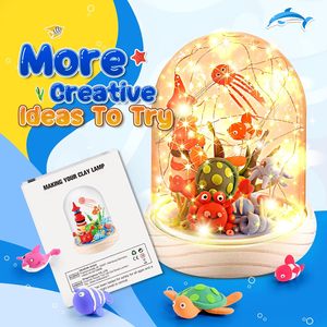 New <span class=keywords><strong>2025</strong></span> Sáng Tạo Tự Làm Nghệ Thuật Và Thủ Công Mỹ Nghệ Không Khí Khô Đất Sét Cho Trẻ Em Làm Cho Riêng Bạn Đất Sét Ánh Sáng Ban Đêm Thủ Công Mỹ Nghệ Cho Trẻ Em - Product Image 3