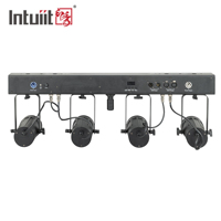 Juego de luces led par 4 en 1 para Dj, discotecas, eventos, 4x20W, RGBW, 4 cabezales, DMX