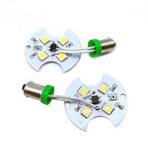 ไฟพินบอล Autodragons แบบปรับแต่งได้ Ba9s # 44 # ไฟดิสก์ LED แบบป๊อปสำหรับกันชน 47 ดวง แบบสองด้าน 13 LED สีขาวเย็นและสีเขียว - Product Image 2