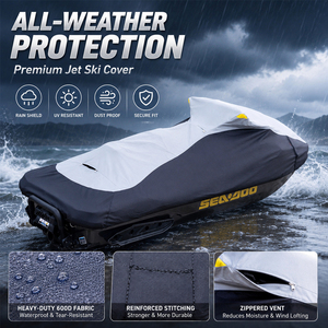 Housse de protection imperméable authentique 1.1 personnalisée et épaissie pour moto et bateau 280000598, compatible avec Kawasaki/Bombardier SEA-DOO - Product Image 2