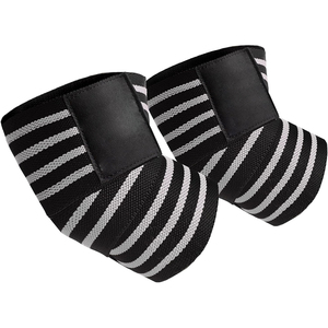 Khuỷu tay nén dây đeo cử tạ khuỷu tay kết thúc tốt đẹp dây đai đàn hồi PowerLifting thể dục và phòng tập thể dục khuỷu tay nén dây đeo cú đúp - Product Image 1