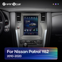 Reproductor de Radio Android 12 para coche para Nissan Patrol Y62 2010 - 2020 navegación GPS de vídeo Multimedia para pantalla Vertical de estilo Tesla
