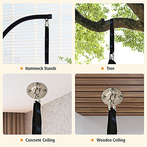 Chaise de hamac en toile sûre chaise de balançoire suspendue au plafond intérieur chaise de rotation sensorielle de l'autisme planche de scooter avec balançoire d'oreille - Product Image 4