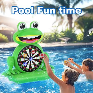 Jouets de piscine best-sellers pour enfants : jeu de fléchettes gonflable grenouille, jeu aquatique pour piscine, jeux de plein air, plage, jardin, fête d'été, cadeau d'anniversaire - Product Image 5