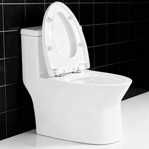 Inodoro ecológico de una pieza, consumo ultrabajo, chorro sifónico de 3L, sin montura, fácil de limpiar, silencioso - Product Image 2