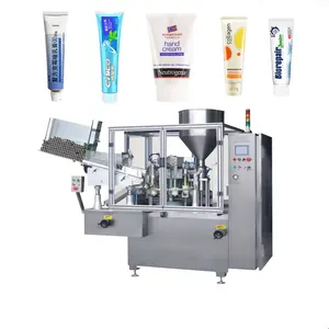 Cosmetische Crème Bakjes Plastic Cosmetische Crème Verpakking Cosmetische Crème Buis Vul-En Sluitmachine