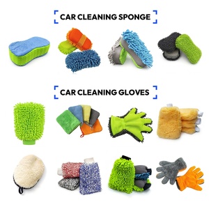 Guante de Lavado de Autos y Guantes de Limpieza de Felpa de Coral Chenille Suave, Absorbente, Impermeable y de Doble Cara ST-P022 - Product Image 5