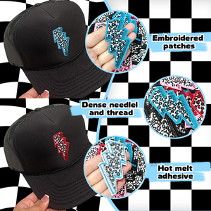 Al por mayor Parche <span class=keywords><strong>de</strong></span> rayo, Insignia bordada <span class=keywords><strong>de</strong></span> lentejuelas <span class=keywords><strong>de</strong></span> leopardo, Aplique termoadhesivo con estampado animal <span class=keywords><strong>de</strong></span> guepardo Y2K para ropa, bolsos, sombreros y manualidades - Product Image 6