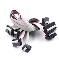 Cable flexible de PVC AWM 2651 IDC, conjunto de cableado con conector hembra de 6P-40P para motocicleta, venta al por mayor de fábrica, personalizado