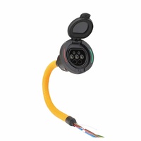 Station de recharge portable IEC62196-2 32A pour véhicules électriques, prise de charge T2, prise de charge pour véhicules électriques