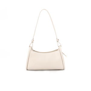 Elegante Bolso de Hombro de Cuero Beige, Bolso de Alta Calidad para Mujer, Bolso de Mano para Dama - Product Image 1