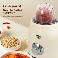 Inkaisi Handmatige sapcentrifuge Multifunctionele blender Keukenmachine Babyvoedselmolen Vleesmolen 8-bladige roestvrijstalen snijkop