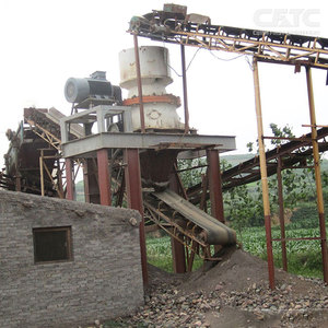 Grande capacità alto-efficiente 300 t/h singolo cilindro idraulico cono frantoio per l'estrazione di pietra cava con nucleo componente del motore - Product Image 1