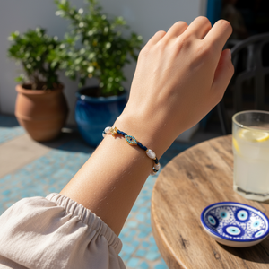 Fashion Charm Evil Eye Perlé pour Bracelet - Product Image 3