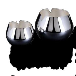 Ensemble de 2 bols de dattes géniales pour ustensiles de cuisine maison hôtel Restaurant Fruits secs bol de service de couleur argent fait à la main bol de forme ronde - Product Image 3