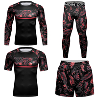Sublimation complète personnalisée imprimée protection UV chemises de compression surf Bjj Mma Rash Guard enfants Jiu Jitsu éruption gilet pour adultes