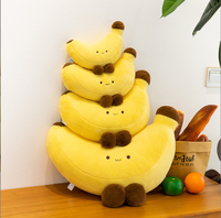 Peluche banane à longues jambes personnalisée, jouet en peluche doux et mignon, poupée fruit amusante pour cadeau et décoration intérieure