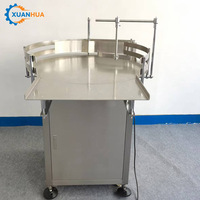Machine de déscramblage automatique de bouteilles de type table tournante à disque, pièces de rechange en acier inoxydable 201, ligne de production