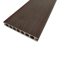 Planche de terrasse creuse en co-extrusion ASA, 3ème génération, 1400x200mm, revêtement de sol en bois d'ingénierie pour terrasse, jardin, piscine