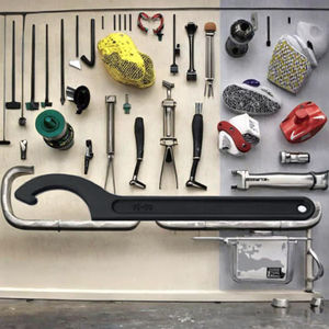 Llave de Gancho en C Universal Personalizable OEM de Acero al Carbono, Herramienta de Ajuste de Tuerca de Amortiguador Trasero para Motocicletas, Grado DIY, Métrico - Product Image 3