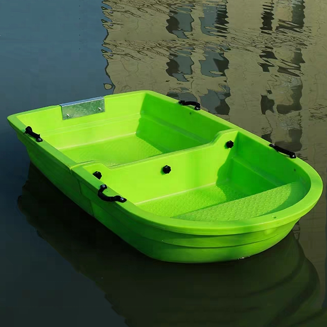 Lightweight 2.2 Meters Foldable PPR Fiberglass Steel Material Hand Rowing Fishing Boat for Residential Use Water Play