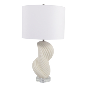 Lampada da Tavolo Curva Testurizzata, Lampada d'Accento Moderna per Comodino Camera da Letto e Arredamento Soggiorno - Product Image 1