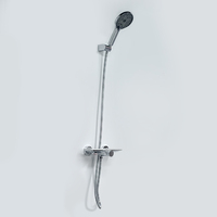 Accessoires de salle de bain en laiton chromé de haute qualité robinets de douche ensemble de pomme de douche approvisionnement direct