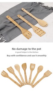 Eco Friendly Bamboo Spatula Factory Direct <strong>Tik</strong> <strong>Tok</strong> Hot Selling 7-Piece 6-Piece 5-Piece <strong>Set</strong> Kitchen Tools <strong>Set</strong> Cooking Tools - Product Image 5