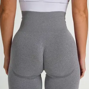 Leggings de sport taille haute sans couture Leggings de yoga pour lifting des fesses pantalons Leggings de gym pour femmes Push Up