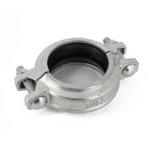 Pinza de ajuste de tubería de acero inoxidable, reparación de manguera eak de hierro fundido, tubería cuadrada rígida de azulejo, accesorios de abrazadera triples - Product Image 1